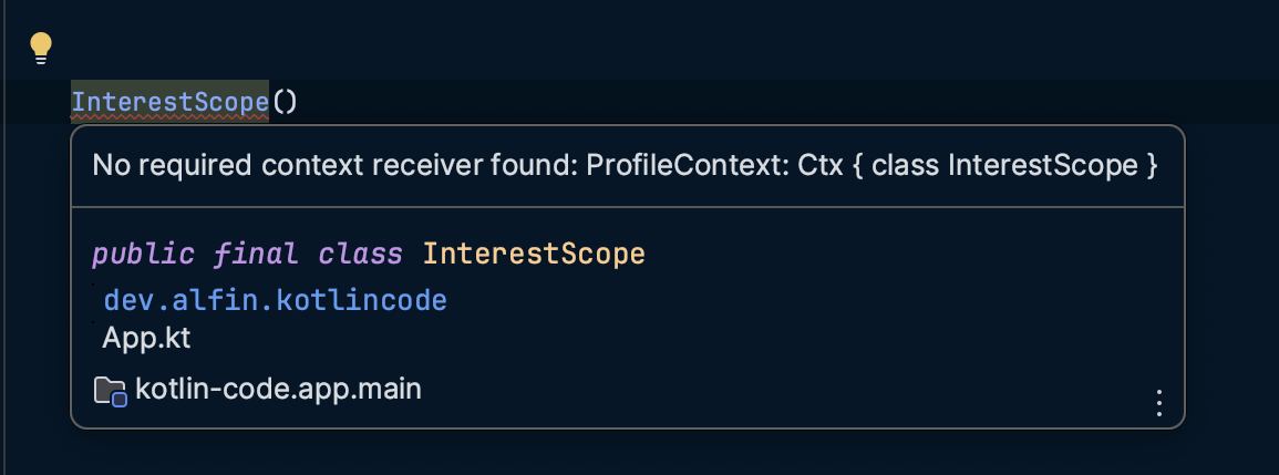 Context Receiver