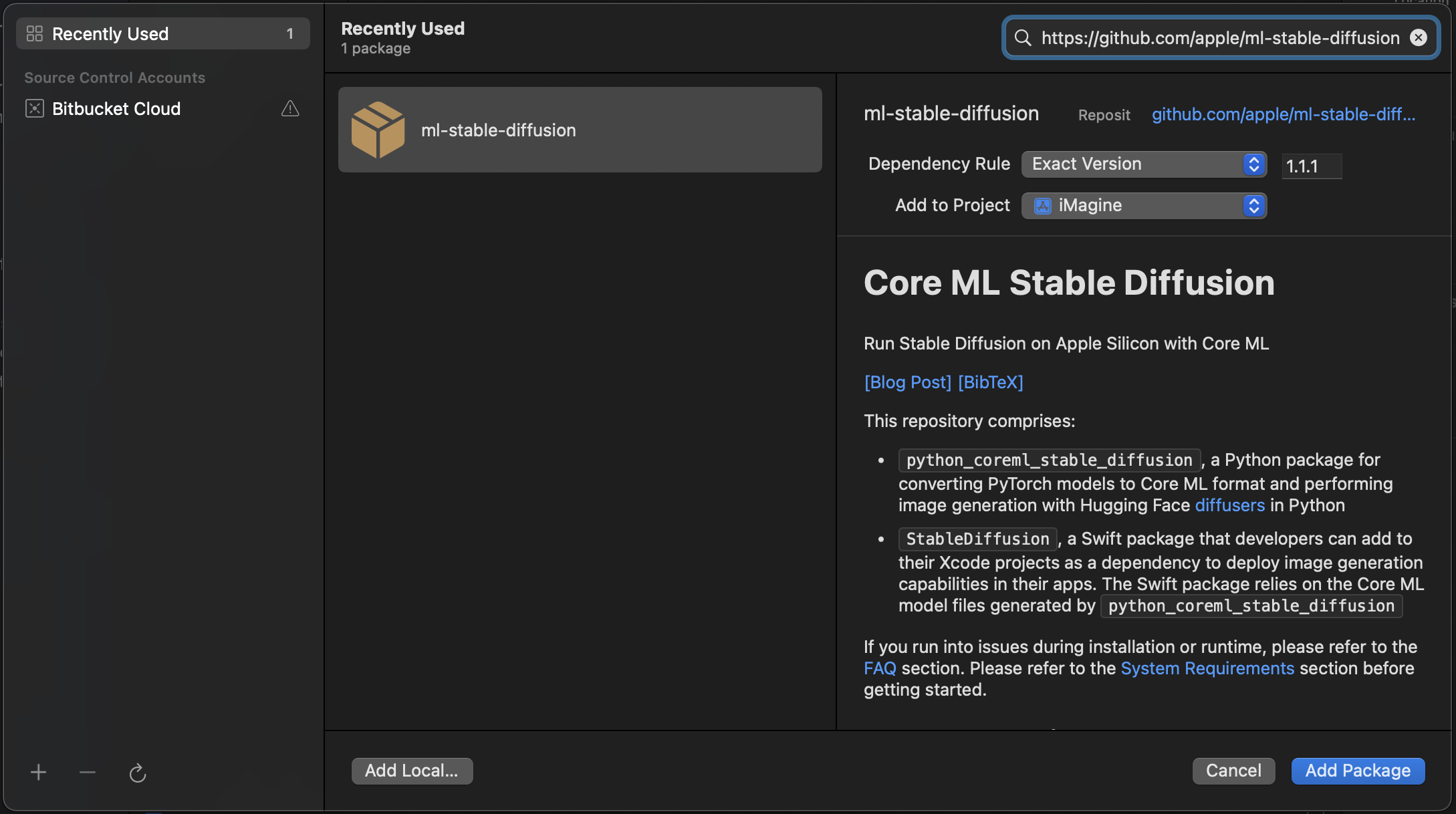 Add Package Dependencies