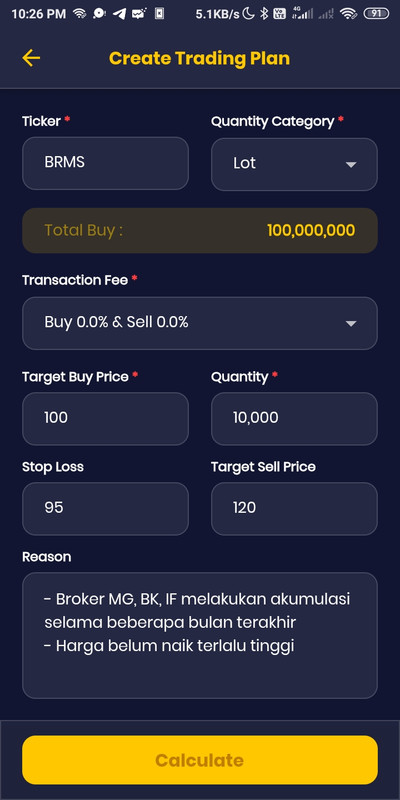Membuat Trading Plan